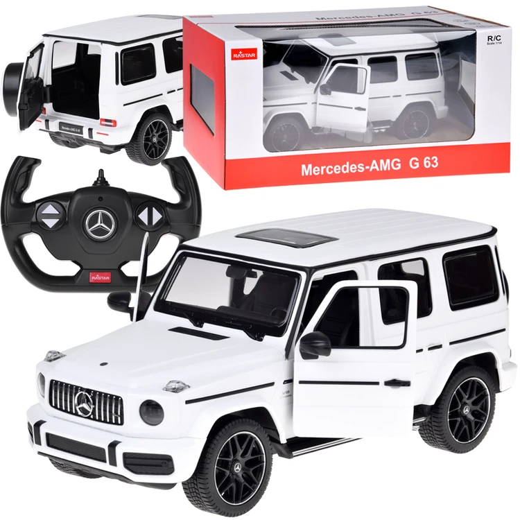 Jokomisiada Rastar nuotolinio valdymo automobilis Mercedes AMG G63 1:14 nuotolinio valdymo pultas + žibintai RC0710