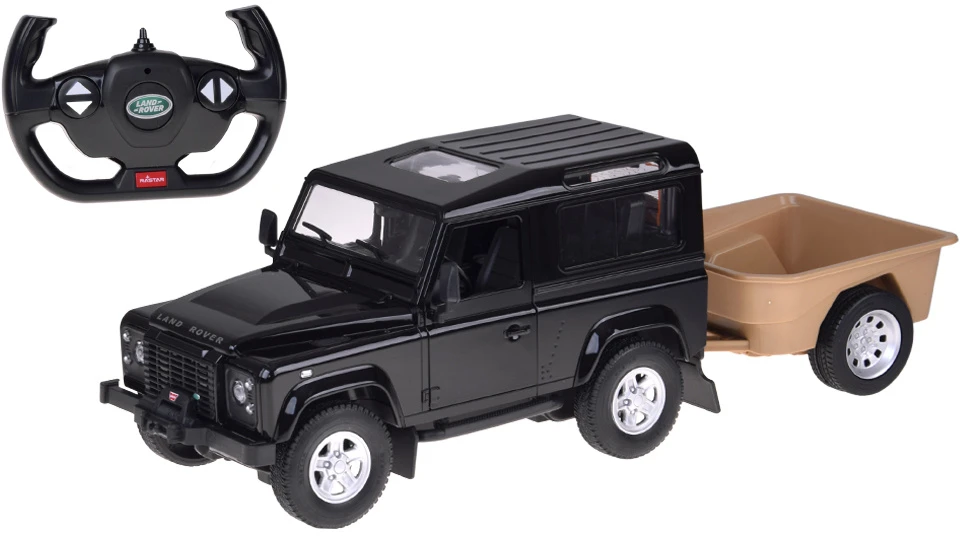 Jokomisiada Rastar nuotolinio valdymo automobilis Land Rover Defender 1:14 nuotolinio valdymo pultas su šviesomis RC0712