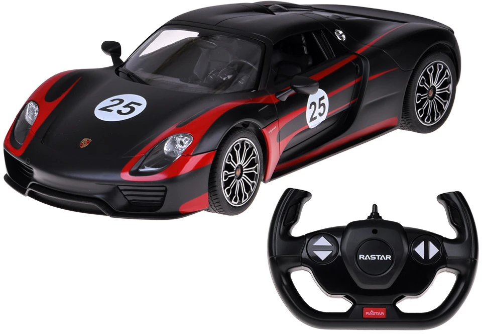 Jokomisiada Rastar nuotolinio valdymo automobilis Porsche 918 Spyder 1:14 nuotolinio valdymo pultas su šviesomis