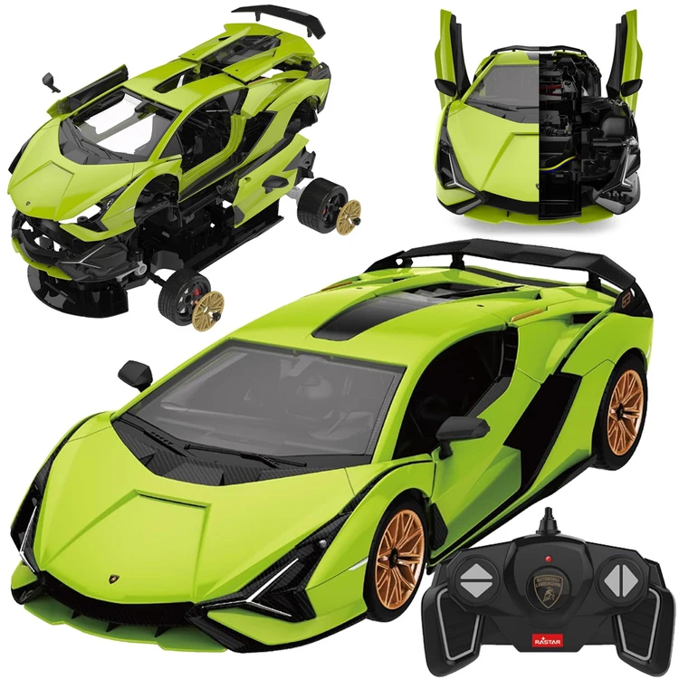 Jokomisiada Rastar 1:18 modelis Sian FKP37 nuotolinio valdymo automobiliui surinkti