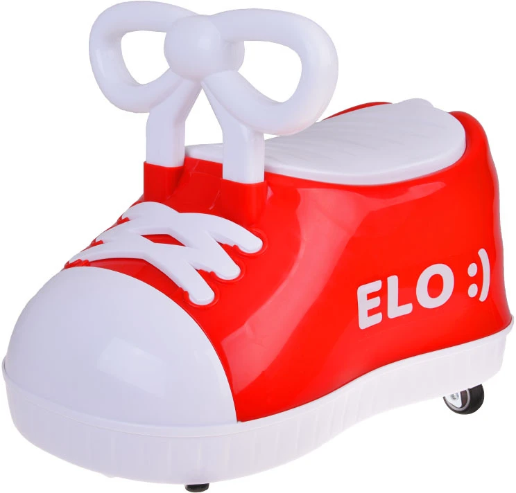 Jokomisiada Raudona SNEAKER Elo :) - RIDE ON batas Super besisukantis + muzika SP0813