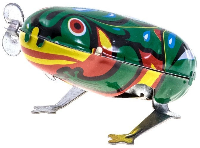 Jokomisiada Retro Frog prisukamas metalinis džemperis ZA2235