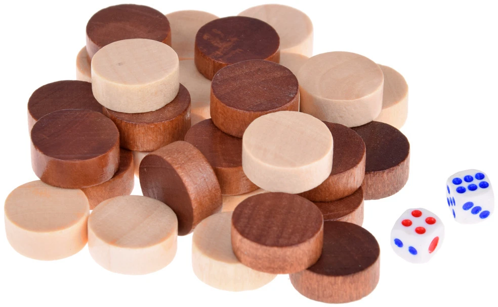Jokomisiada RINKINYS 3in1 Medinis žaidimas šachmatų šaškės Backgammon dvipusė lenta GR0692