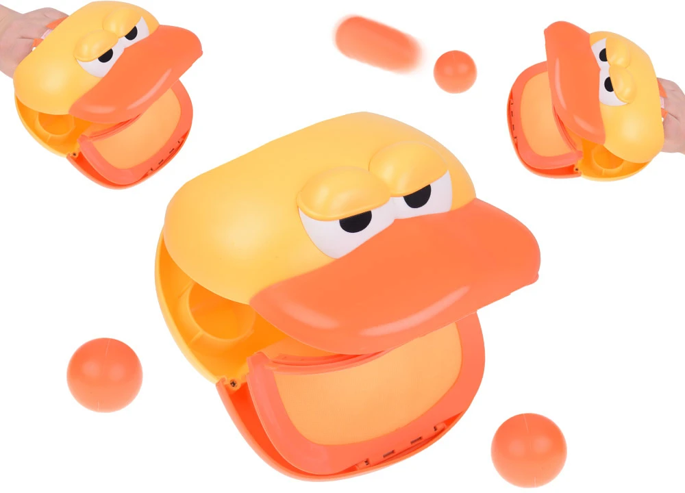 Jokomisiada Šaudymo pirštinė su paleidimo priemone x2 arkadinis žaidimas DUCK + kamuoliukai ZA5604