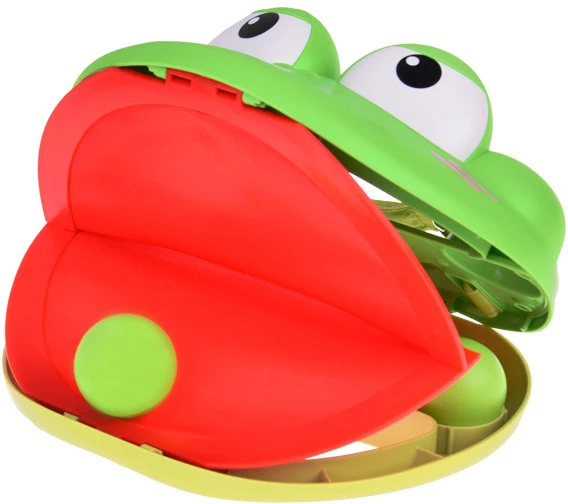 Jokomisiada Shooting glove with launcher x2 arcade game FROG + balls ZA5604