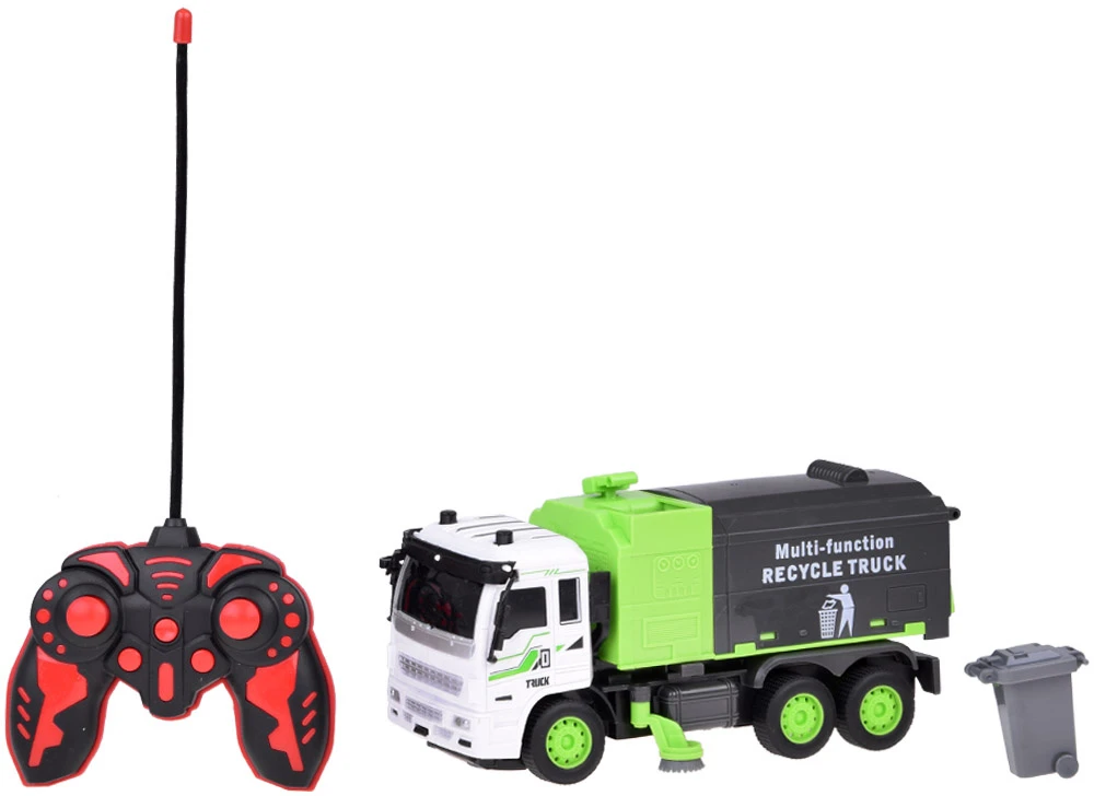 Jokomisiada Šiukšliavežė + šviesos nuotolinio valdymo automobilis RC0684
