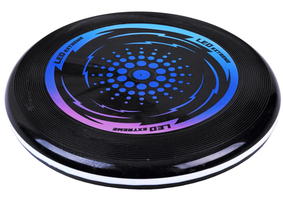 Jokomisiada Skraidantis švytintis LED NSO DISKAS 23cm, skirtas smagiai mėtyti ZA4957