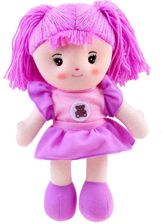 Jokomisiada Rag doll 33cm lavender dress ZA3853