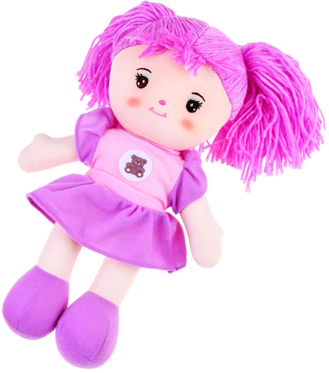 Jokomisiada Rag doll 33cm lavender dress ZA3853