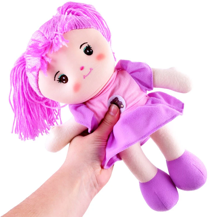 Jokomisiada Rag doll 33cm lavender dress ZA3853