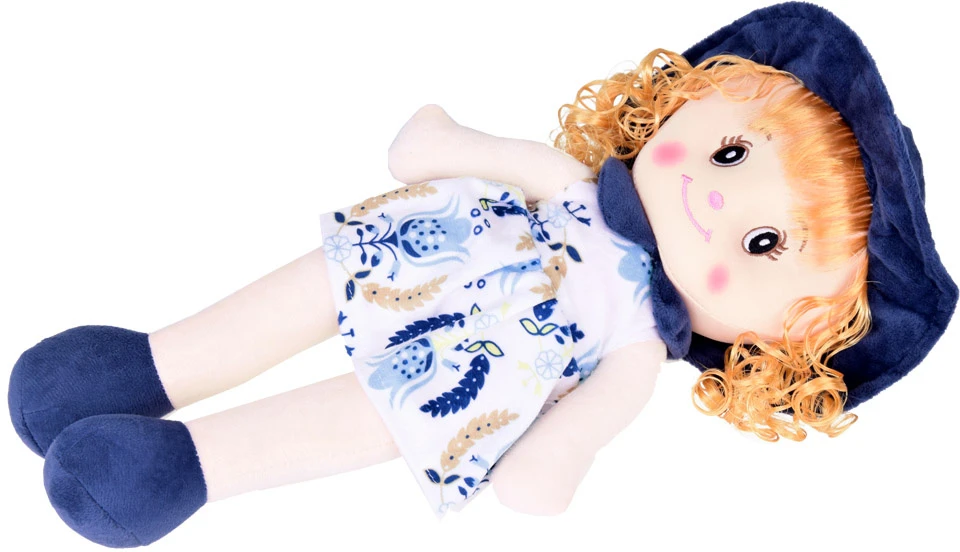 Jokomisiada Rag Doll Maja Material rag doll in a hat ZA3866