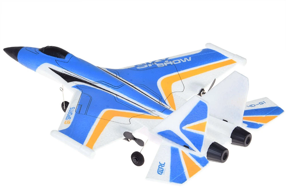 Jokomisiada „Sky Show Airplane“ – lengvas sulankstomas putplasčio lėktuvas su LED ir USB varikliu RC0721