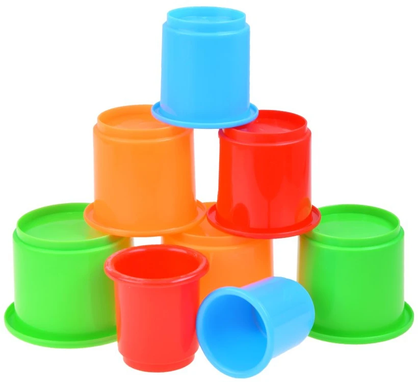 Jokomisiada Spalvingi puodeliai Little tikes pyramid ZA2766