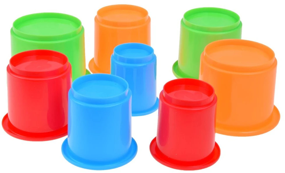 Jokomisiada Spalvingi puodeliai Little tikes pyramid ZA2766