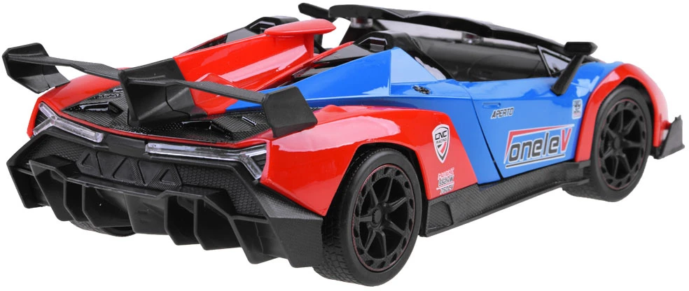 Jokomisiada sportinis automobilis su atidaromomis durelėmis + RC0583 nuotolinio valdymo pultas