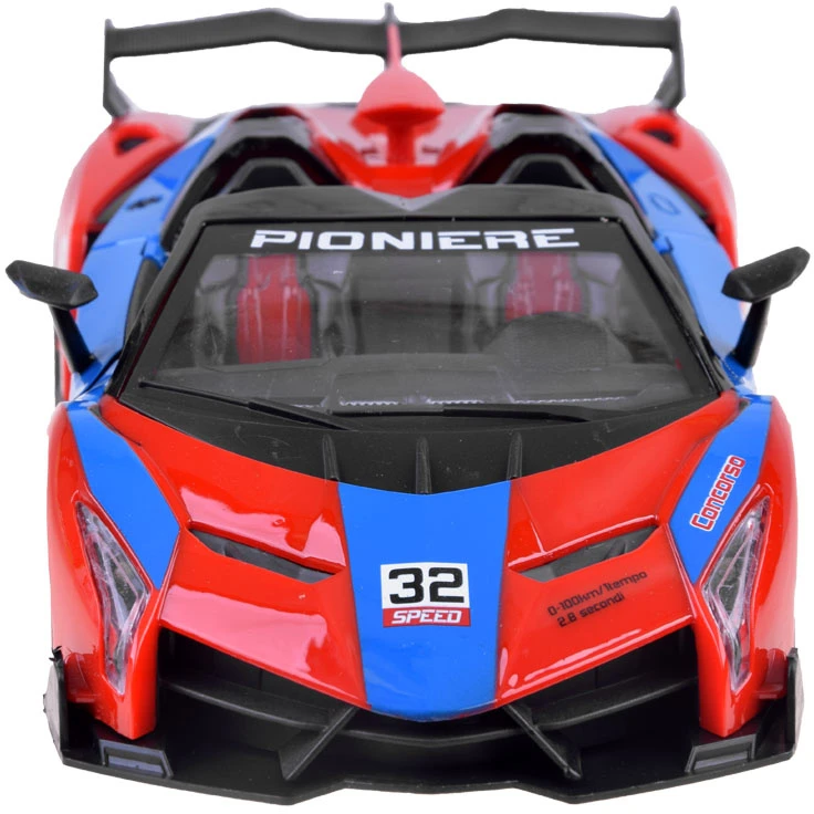 Jokomisiada sportinis automobilis su atidaromomis durelėmis + RC0583 nuotolinio valdymo pultas