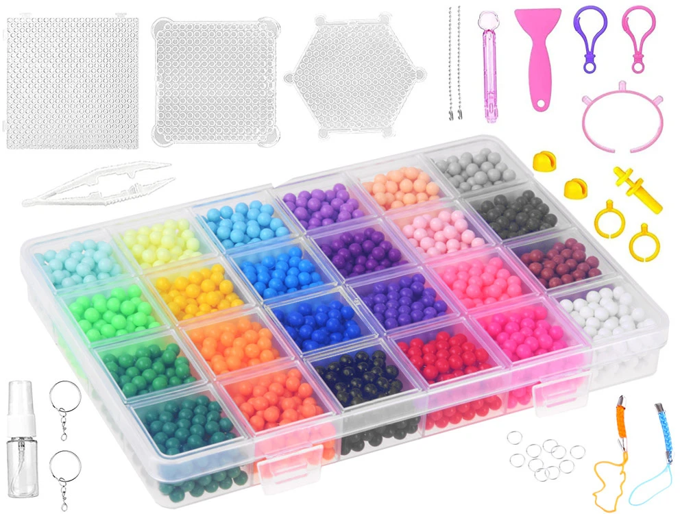 Jokomisiada Magiški vandens karoliukai 24 spalvų Diy Magic ZA4386