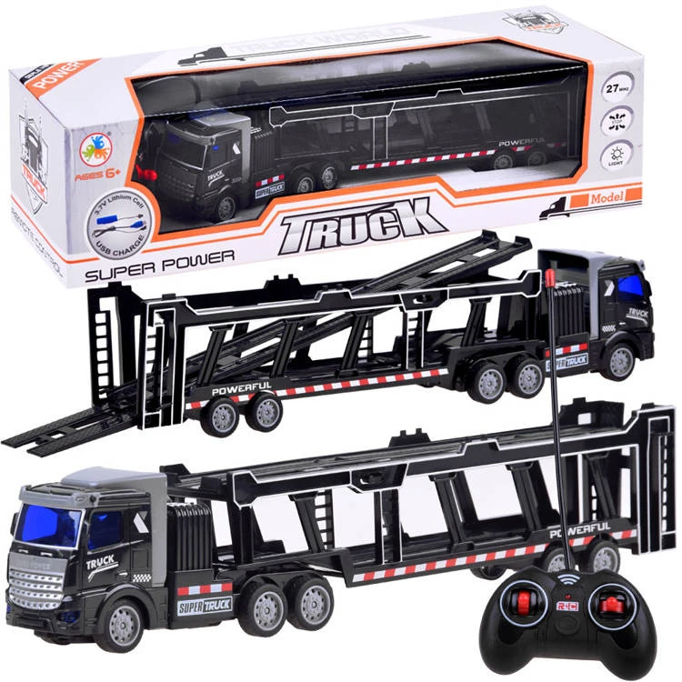 Jokomisiada Tir su automobilio transporteriu nuotolinio valdymo transporto priemonė 27Mhz RC0565