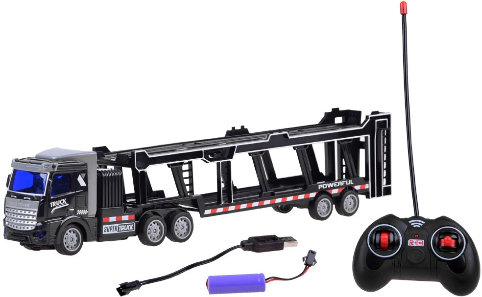 Jokomisiada Tir su automobilio transporteriu nuotolinio valdymo transporto priemonė 27Mhz RC0565