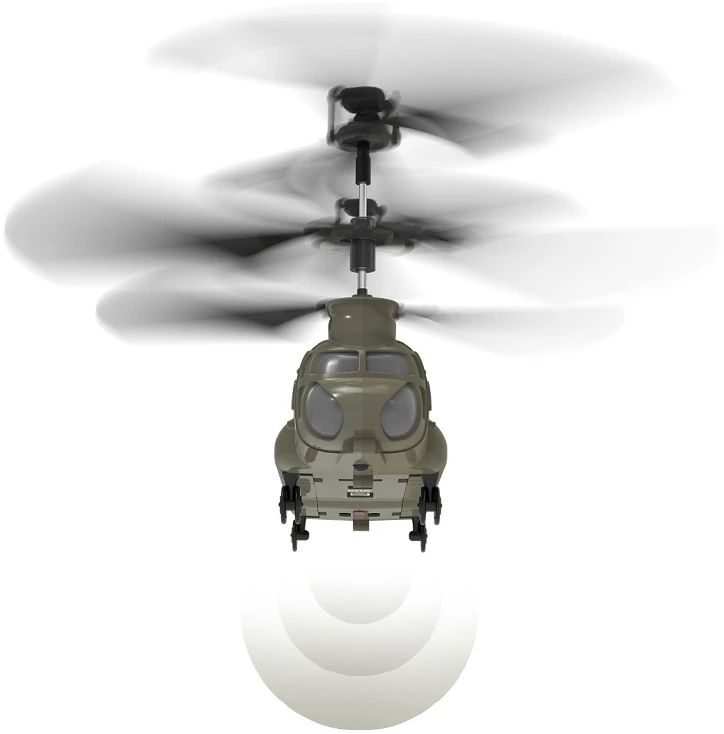 „Jokomisiada Syma S026H Chinook“ nuotolinio valdymo sraigtasparnis su giroskopine stabilizacija RC0714