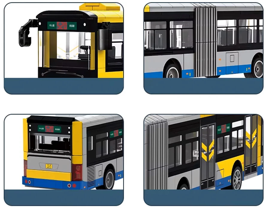 Jokomisiada Technical blocks articulated city bus 415 pieces ZA5677