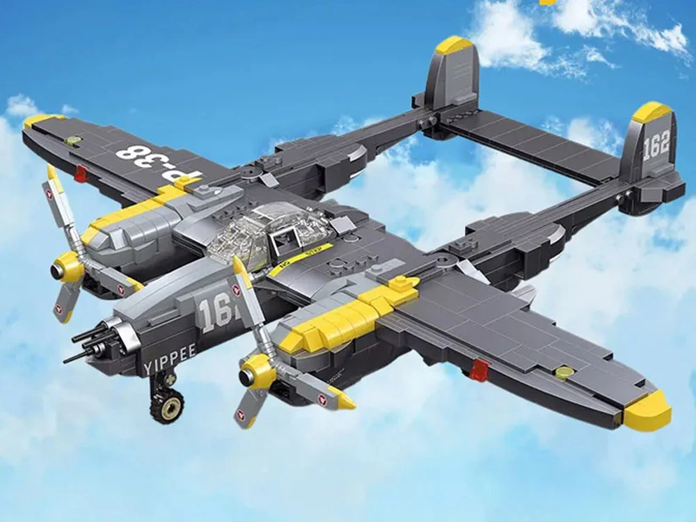 Jokomisiada Techniniai blokai Kovos orlaivis P-38 937 ELE