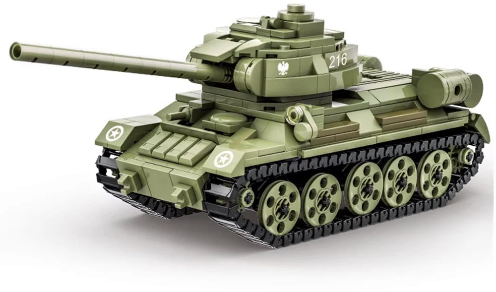 Jokomisiada Technical blocks T-34-85 TANK Polish modelis 604ele ZA5675