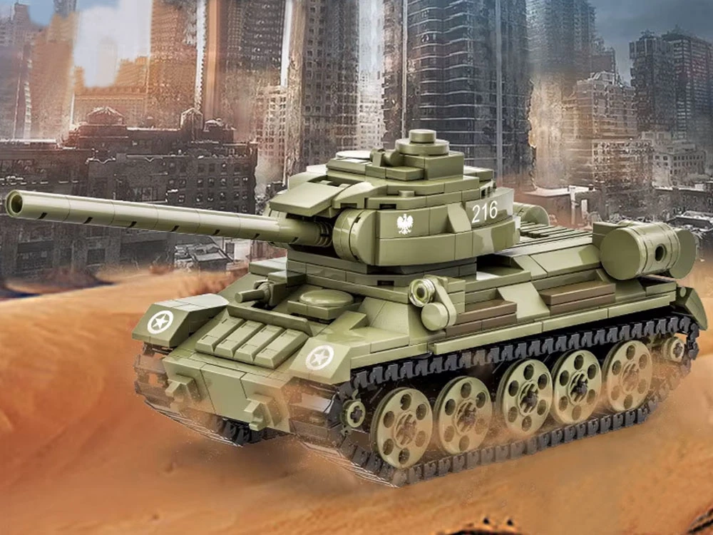 Jokomisiada Technical blocks T-34-85 TANK Polish modelis 604ele ZA5675