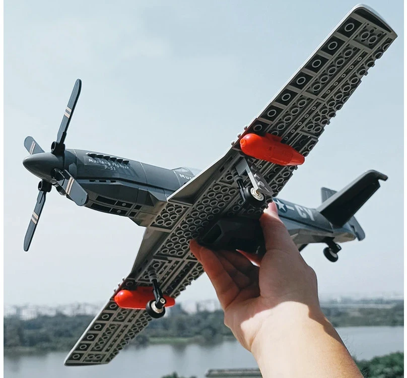 Jokomisiada Techniniai blokai P-51 Kovos orlaivis 258 ELE
