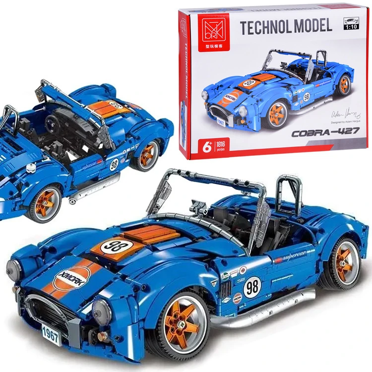 Jokomisiada Techniniai blokai 1816 dalių sportinis automobilis Cobra-427 ZA5307