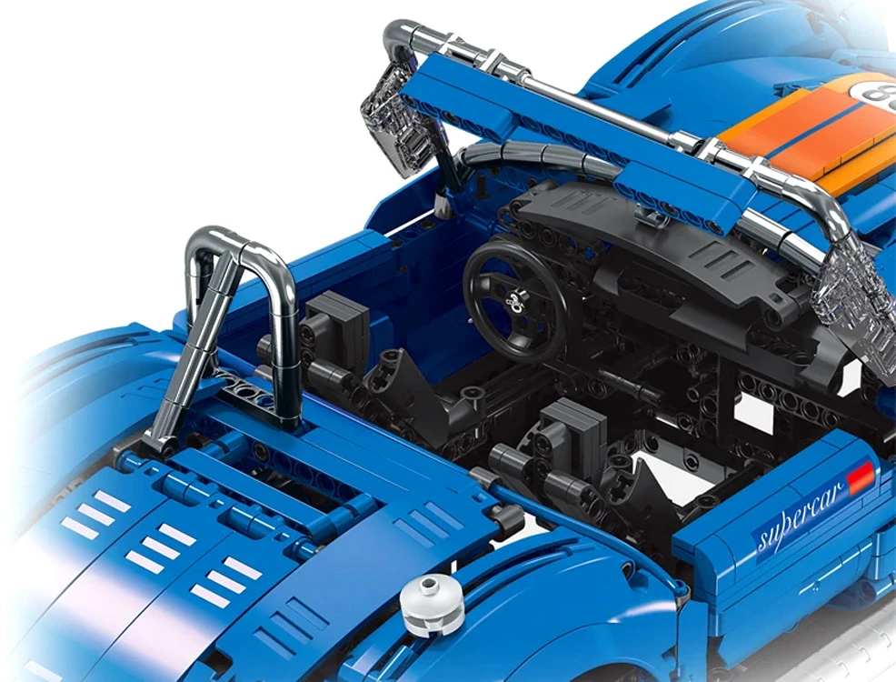 Jokomisiada Techniniai blokai 1816 dalių sportinis automobilis Cobra-427 ZA5307
