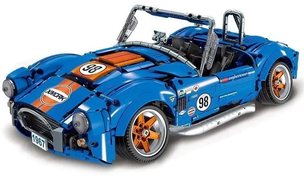 Jokomisiada Techniniai blokai 1816 dalių sportinis automobilis Cobra-427 ZA5307
