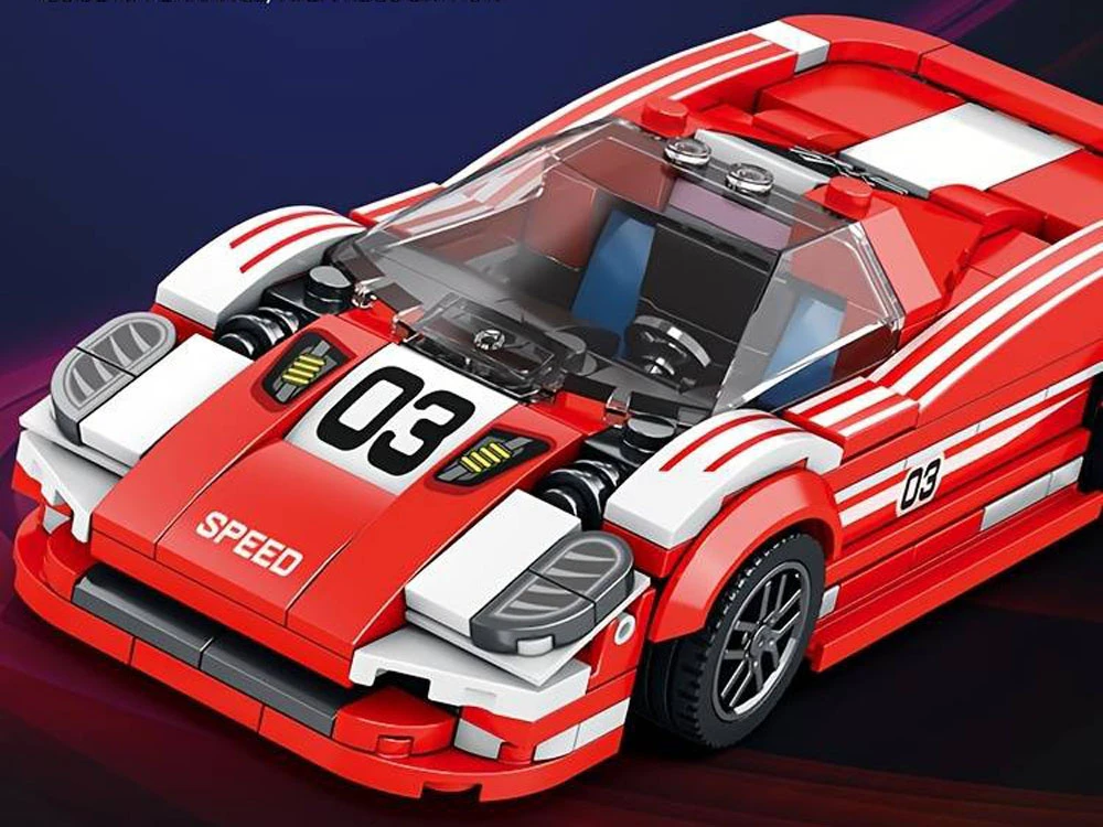Jokomisiada Sportinis raudonasis automobilis 917 Techniniai blokai 355 gabalai ZA4754