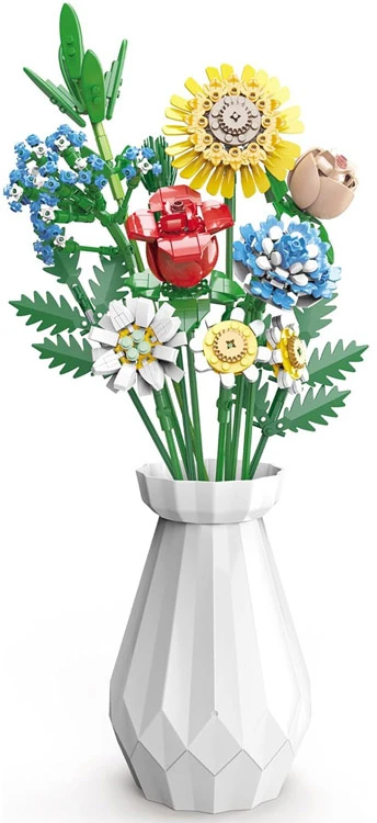 Jokomisiada Technical blocks Large bouquet of wild flowers ZA5461