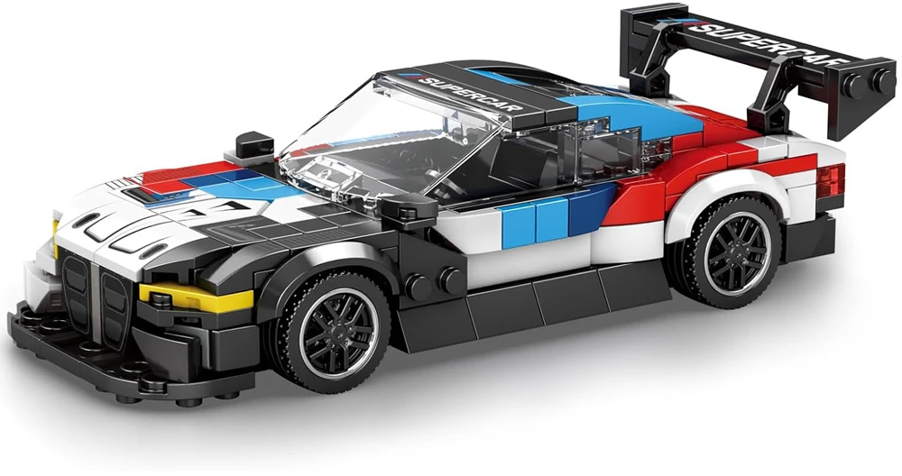 Jokomisiada Techniniai blokeliai Superauto RACING dažymas, spoileris 363 dalių ZA5780