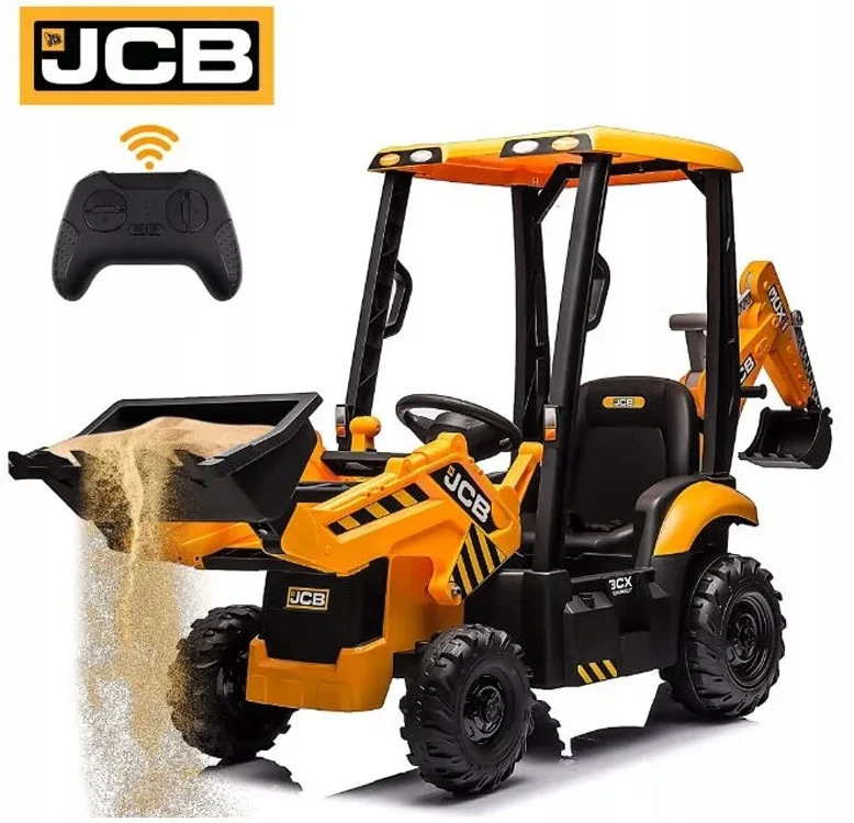 Jokomisiada Tractor Excavator Baterija Charger Large 4in1 Construction Vehicle PA0312