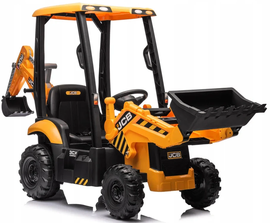 Jokomisiada Tractor Excavator Baterija Charger Large 4in1 Construction Vehicle PA0312