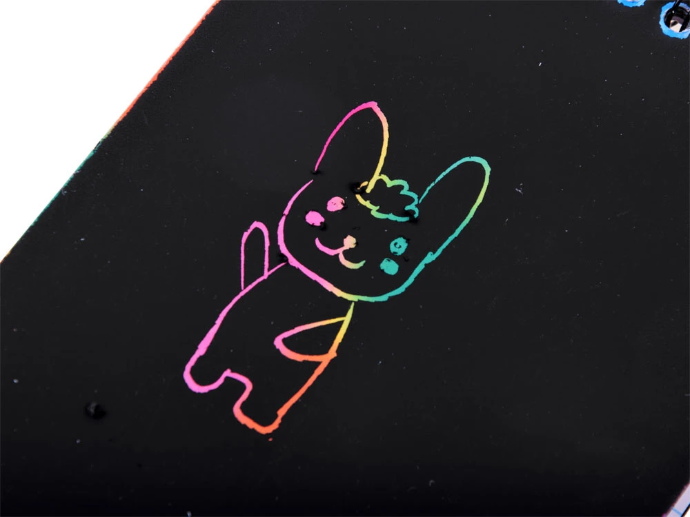 Jokomisiada Nešiojamojo kompiuterio Rainbow nutrinama kortelė su ZA3913 rašikliu