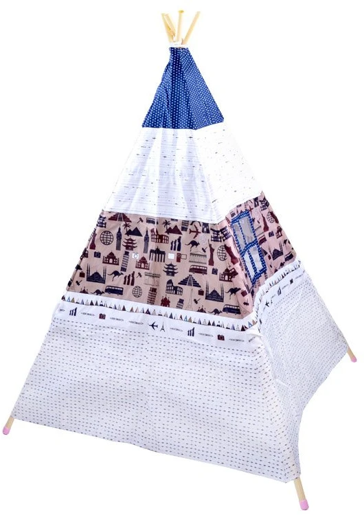 Jokomisiada Palapinė vaikams "Wigwam" žaidimų namelis