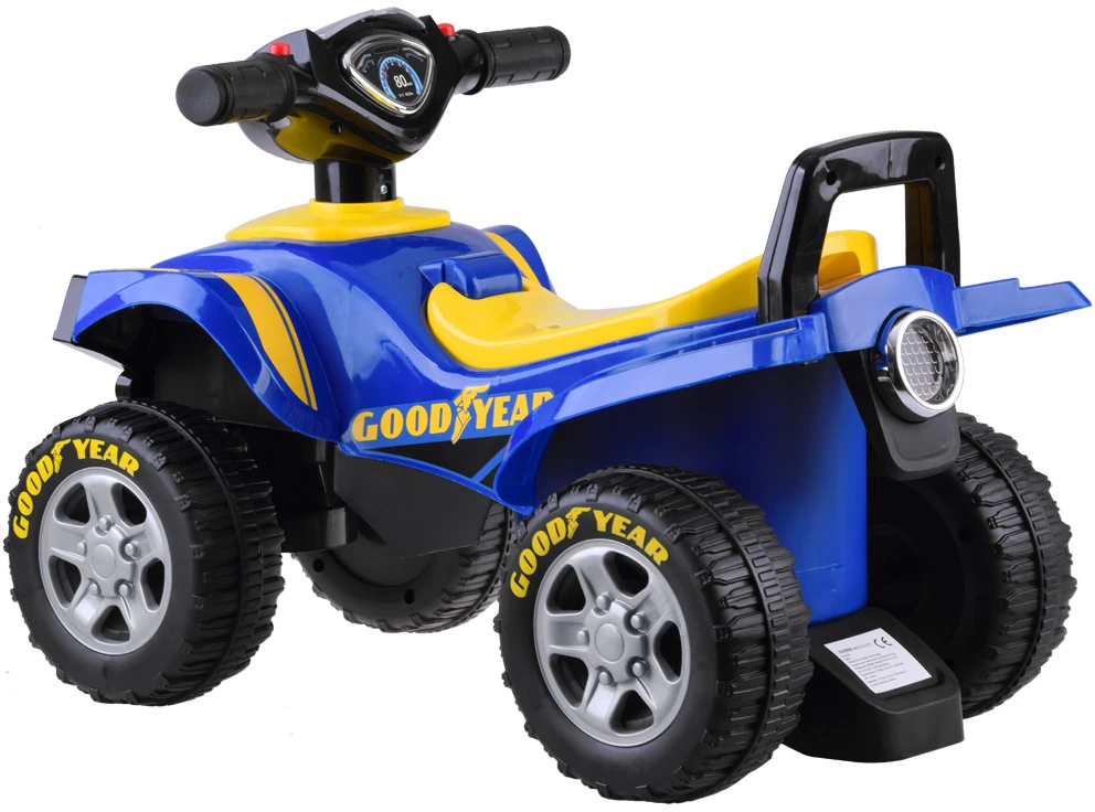 Jokomisiada Keturratis Goodyear važiuojama transporto priemonė su garsu ir šviesa ZA4988