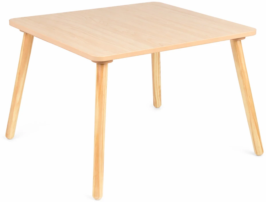 Jokomisiada Children's table and chairs - wooden set Teddy bear and bunny ZA6169