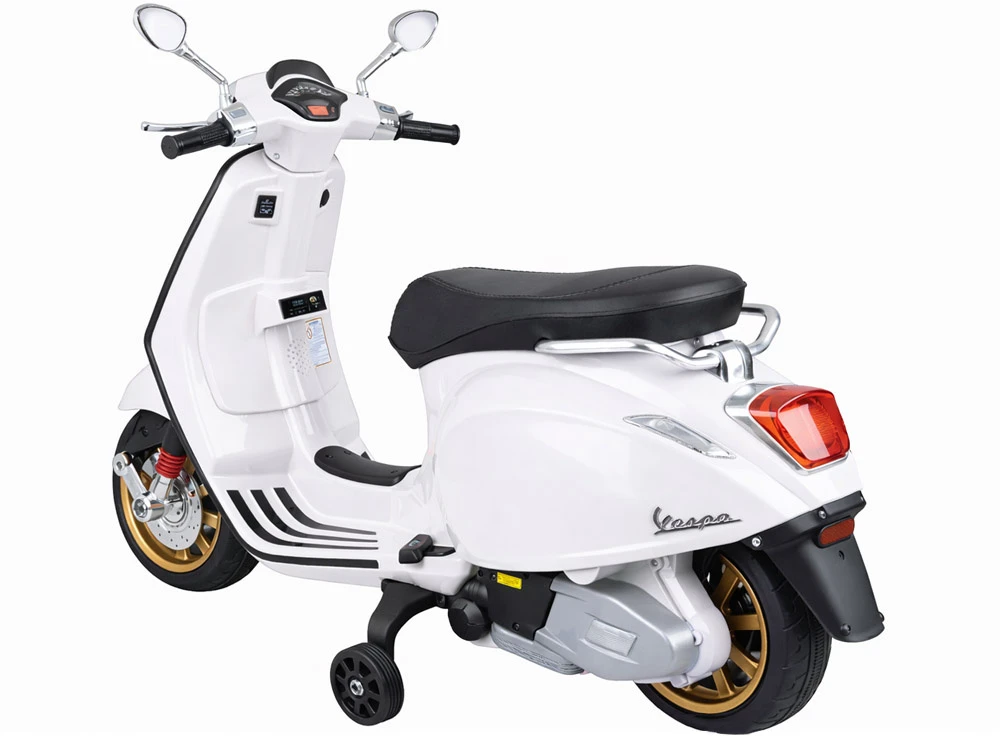 Jokomisiada VESPA electric scooter motor with battery for children melodies PA0344
