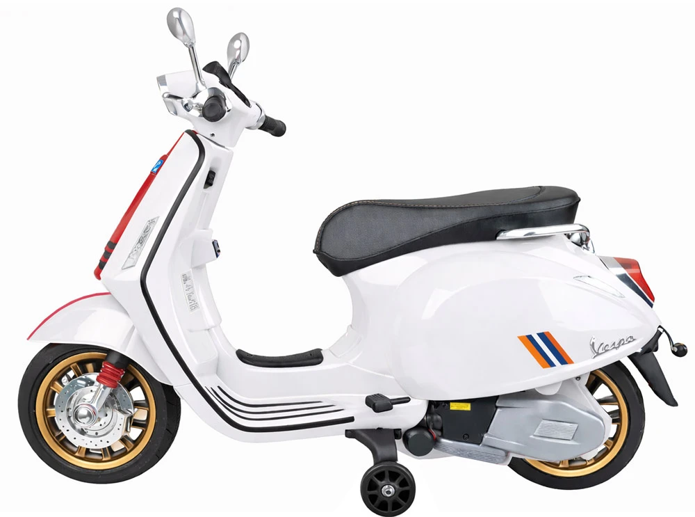 Jokomisiada VESPA electric scooter motor with battery for children melodies PA0344