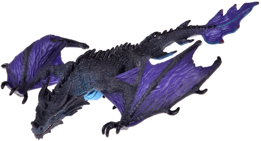 Jokomisiada Violetinė Dragon Figurine Majestic dragon with a movable mouth ZA5023
