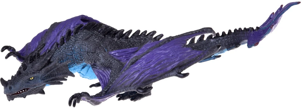 Jokomisiada Violetinė Dragon Figurine Majestic dragon with a movable mouth ZA5023