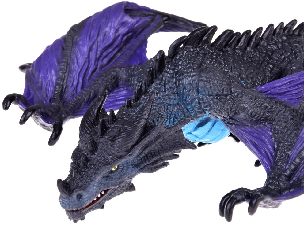 Jokomisiada Violetinė Dragon Figurine Majestic dragon with a movable mouth ZA5023