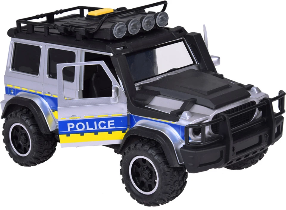 Jokomisiada Visureigis policijos automobilis su šviesos ir garso pavara ZA5410