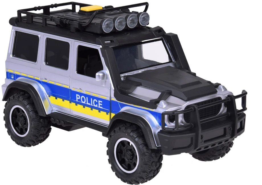 Jokomisiada Visureigis policijos automobilis su šviesos ir garso pavara ZA5410