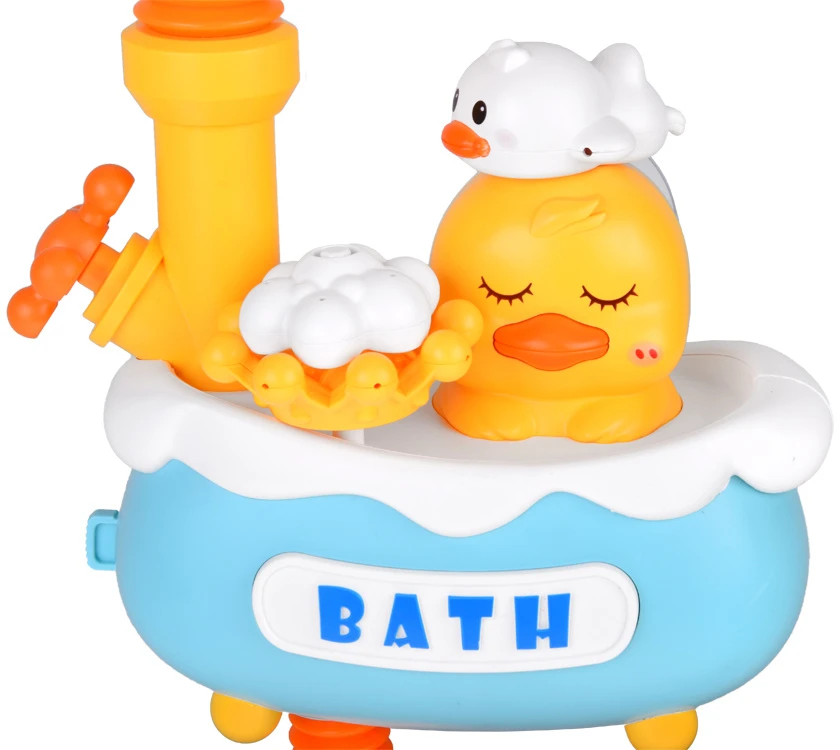 Jokomisiada Bath Shower Toy for Kids – Cute Flower & Duck ZA5928