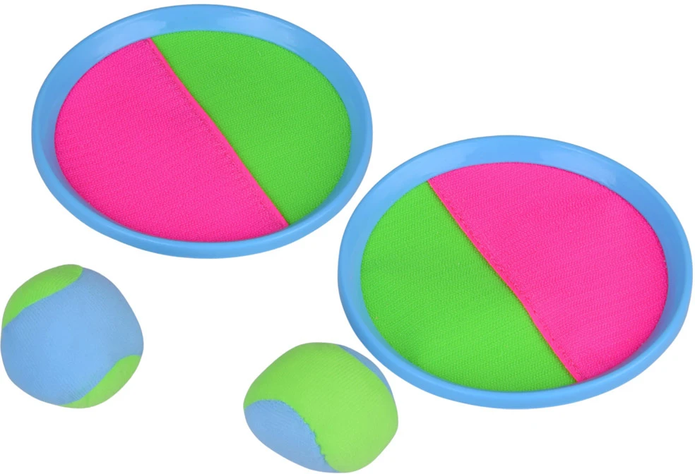 Jokomisiada Game paddles, Velcro discs, Catch Ball, 2 x ball SP0747